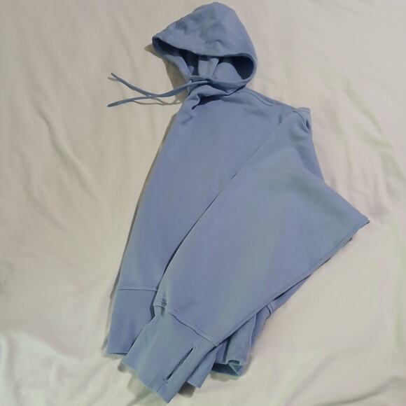 OLD NAVY Active Dynamic Fleece Women's XL Periwinkle Hooded Sweatshirt - Picture 9 of 12